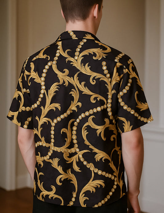 Cheetah Design | Men's Half Sleeve Cotton Shirt - Stylish & Comfortable Casual Wear