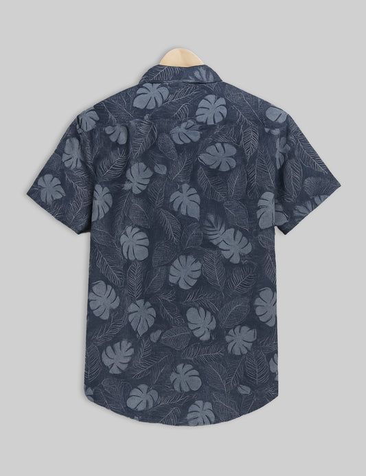 Green Ice Design | Men's Half Sleeve Cotton Shirt - Stylish & Comfortable Casual Wear